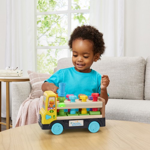 LeapFrog Tap-a-Peg Wooden Truck | Learning Toys | 2 years+ | 3 months local warranty